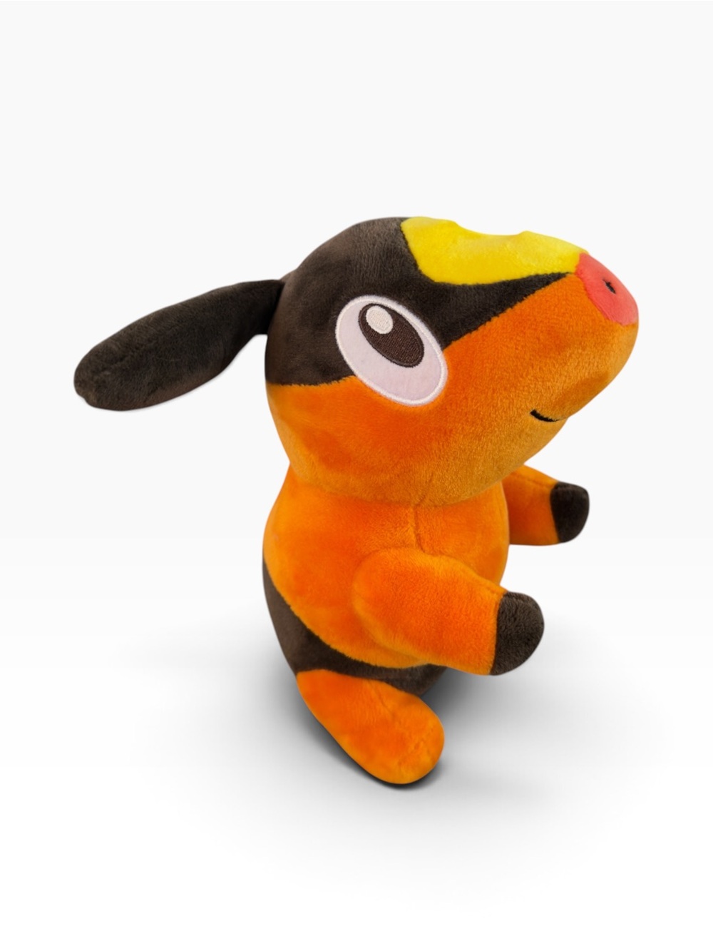Pokemon Tepig Plush Toy in Orange, Brown, Yellow and Pink ~7" tall